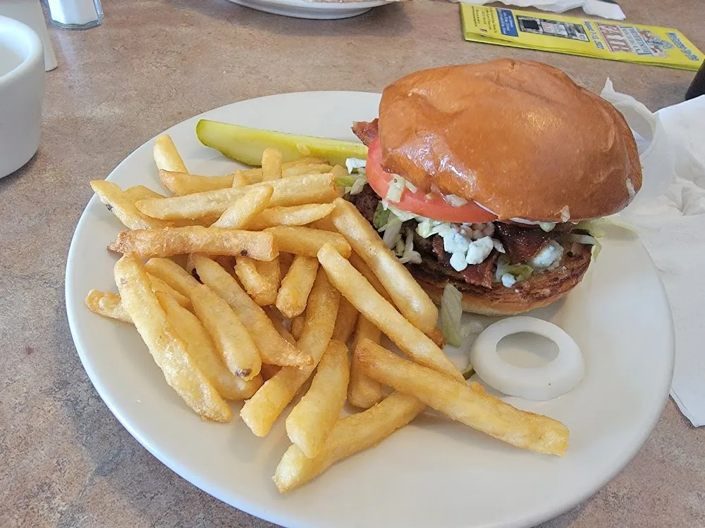 Black and Bleu Burger